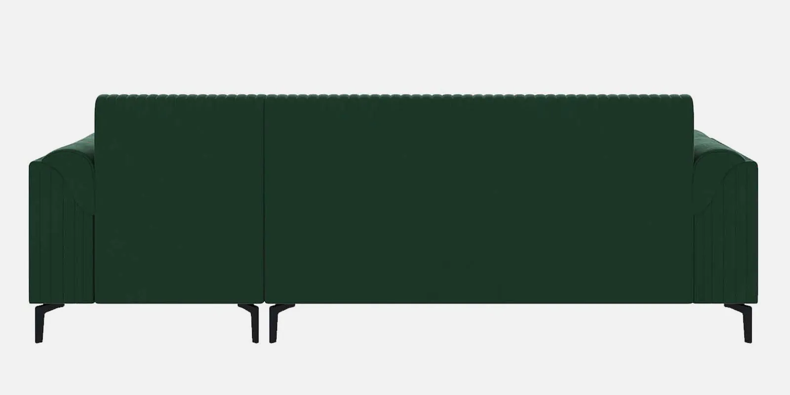 Verdant RHS Sectional Sofa in Emerald Water-Repellent Velvet - Image 3